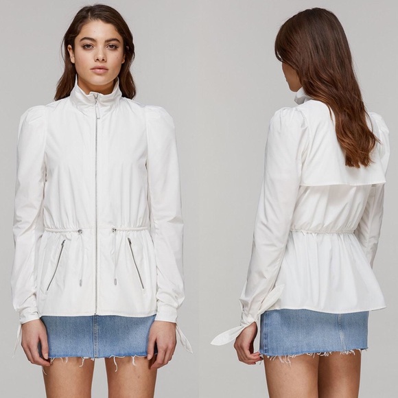 Mackage Jackets & Blazers - Mackage Paige Water Repellent Rain Jacket WHITE Size S NEW